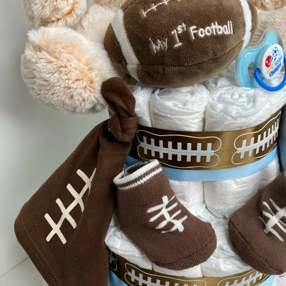 Sport Football Diaper Cake
